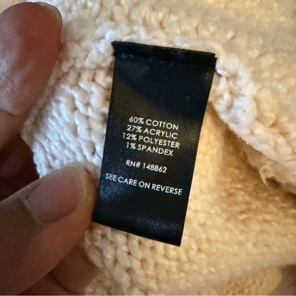 Torrid Women's Ivory Chunky Cable Knitted Comfy & Soft Cardigan Sweater Size 1X - Picture 5 of 10